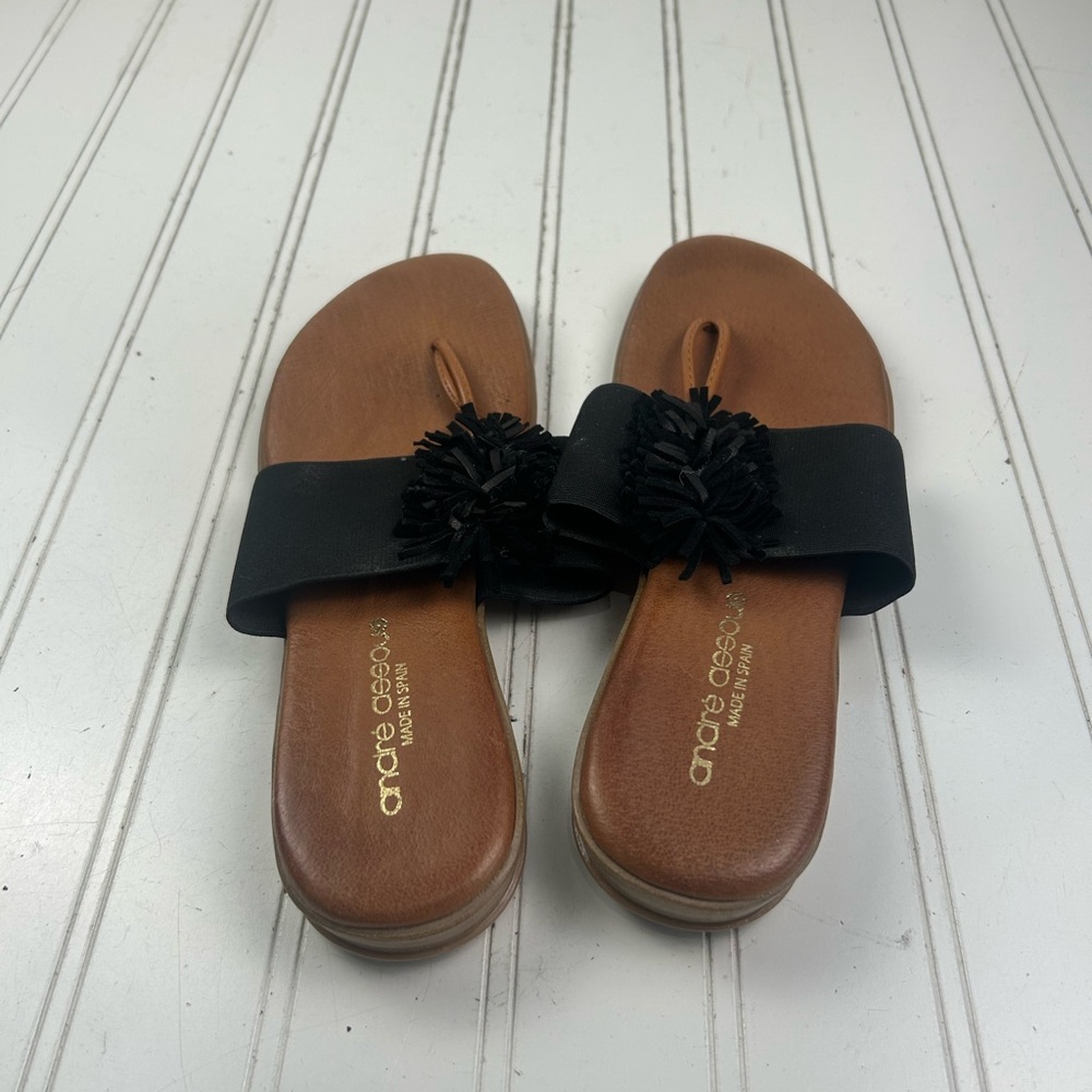Andrรจ Assous Novalee Neutral Featherweights Sandals Womenโs Size 6-6.5 $20 - Picture 6 of 9